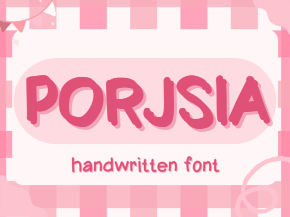 Discover the Charm of Porjsia Font