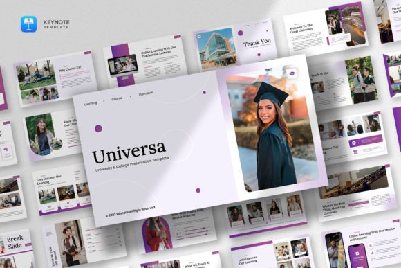 Elevating Academic Presentations with the Universa Education Keynote Template