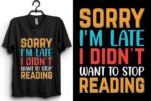 Elevating Literary Style with Modern Book Typography T-Shirt Designs