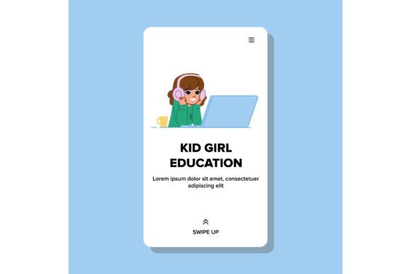 Evaluating the Practical Value of Kid Girl Education Vector Assets for Modern Design