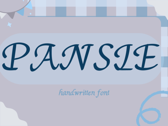 Pansie: The Friendly Handwritten Font for Authentic Design