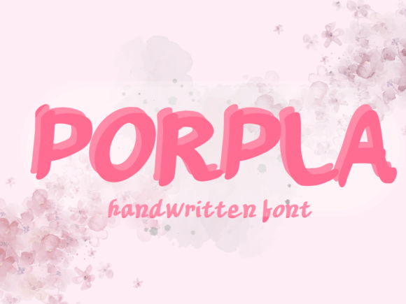 Porpla: The Friendly Handwritten Font for Modern Design