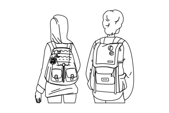 Teen Backpack Vector: Essential Design Resources for Modern Educational Illustrations