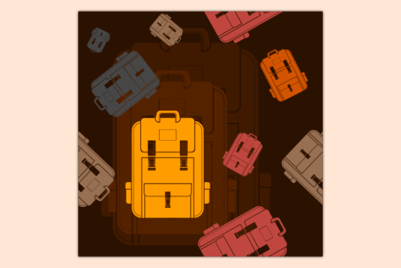 Unlocking Creative Potential with the Flat School Bag Dark Seamless Pattern