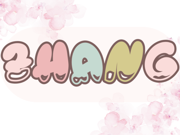 Zhang Font: Inject Joy Into Your Designs